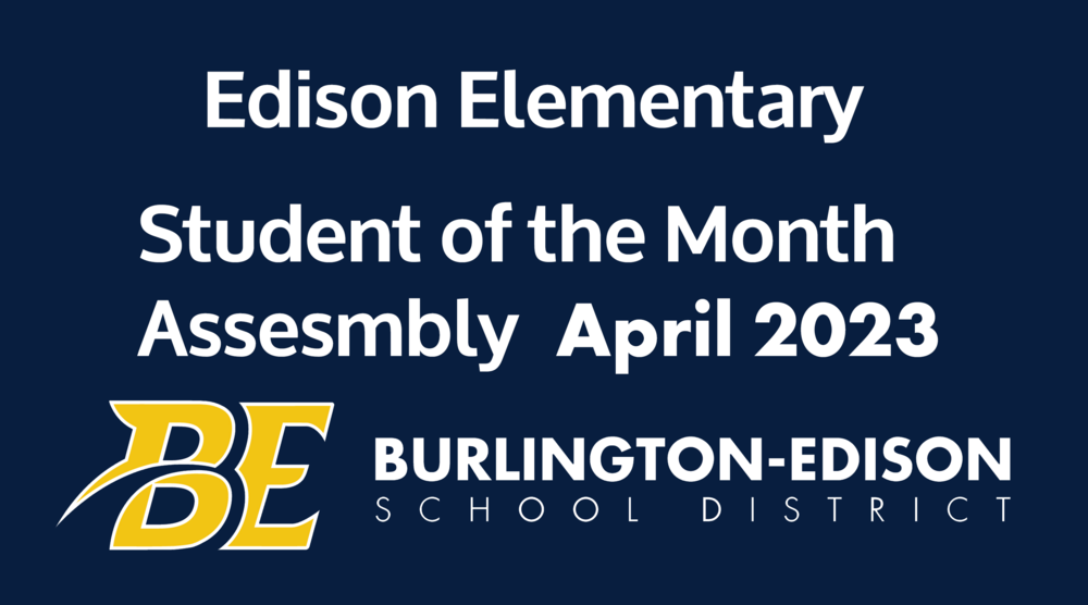 Student of the Month April 2023